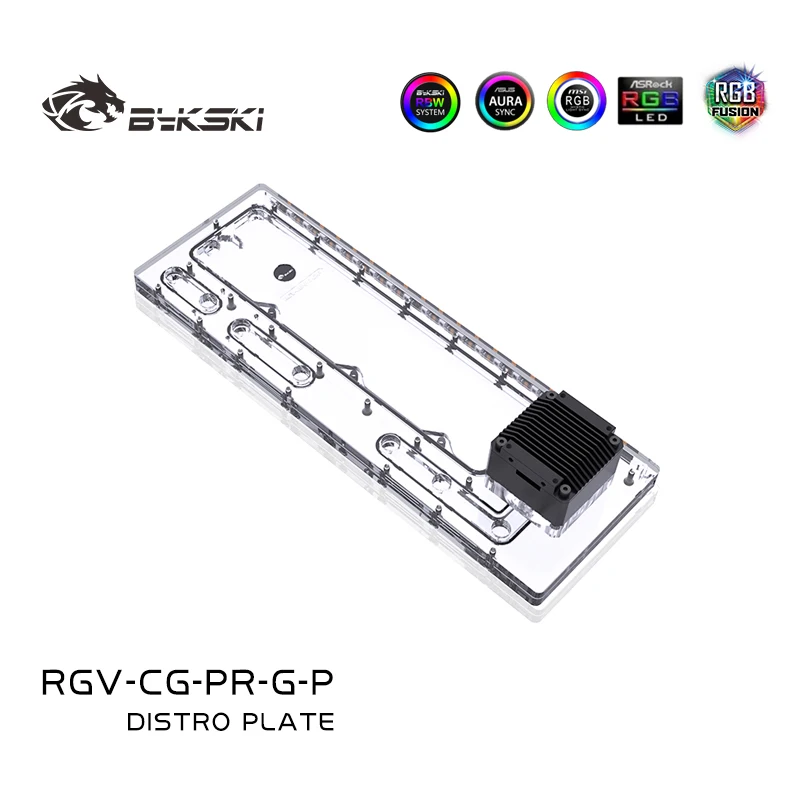 BYKSKI RGV-CG-PR-G-P Acrylic T - Distro Plate Ddc Pump Combo recension och pris